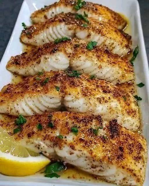Lemon Butter Pan-Seared Fish Recipe