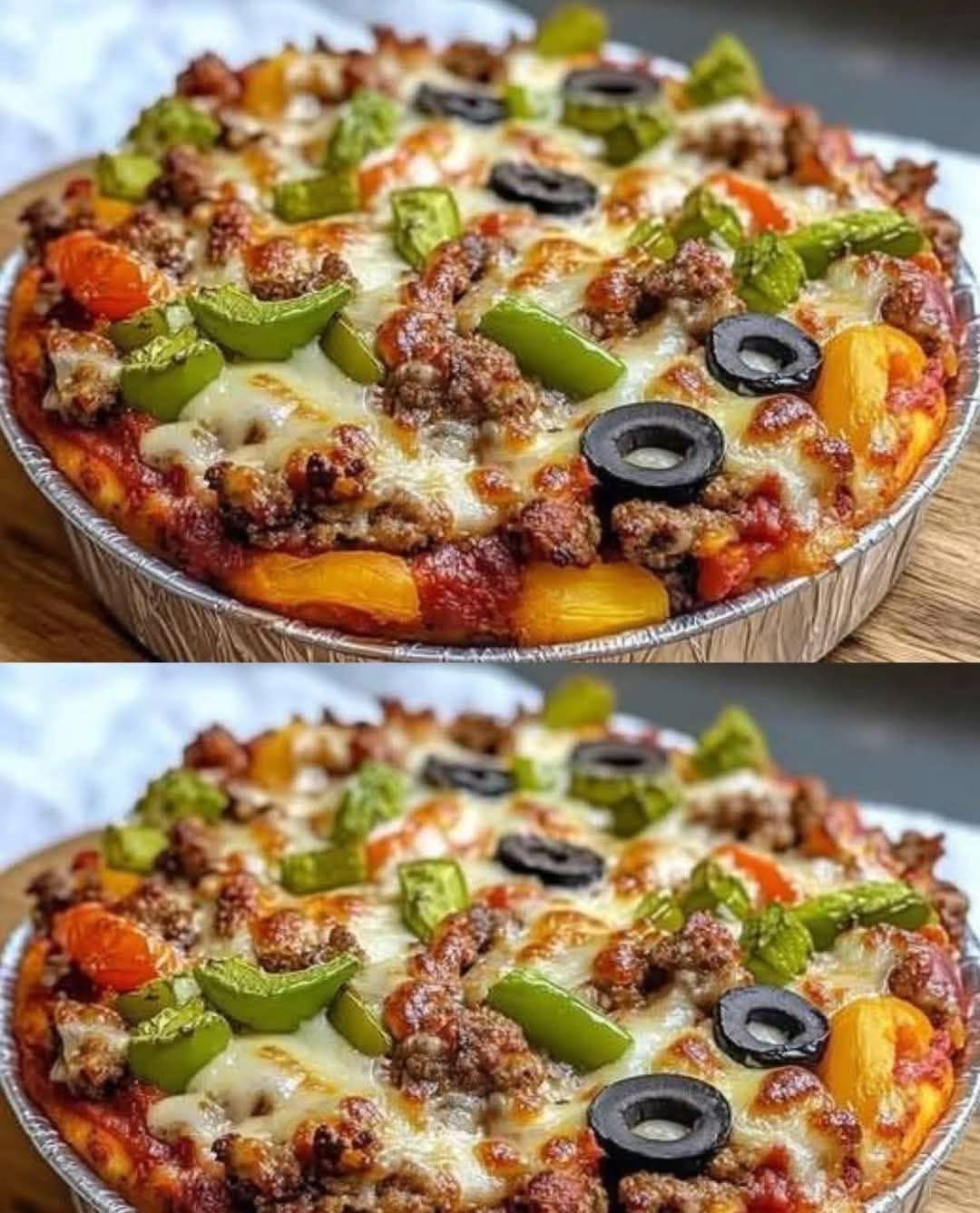 Low Carb Crustless Pizza Bowl