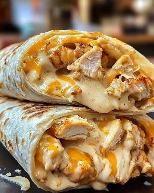 🌯 Juicy Seasoned Chicken Wrap